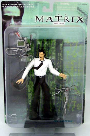 MR. ANDERSON 6" Action Figure THE MATRIX "THE FILM" SERIES 2 N2Toys WB Toy (SUB-STANDARD PACKAGING)