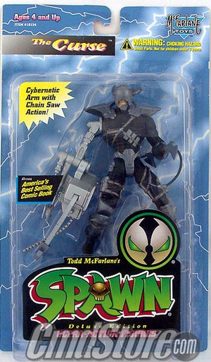 THE CURSE BLACK & GREY 6" Action Figure SPAWN SERIES 3 Spawn McFarlane Toy (SUB-STANDARD PACKAGING)