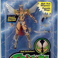 SILVER WING COSMIC ANGELA 6" Action Figure SPAWN SERIES 3 Spawn McFarlane Toy (SUB-STANDARD PACKAGING)