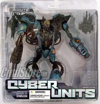 Spawn Cyber Units Action Figures : Brute Unit 001 (Random Color Green, Blue or Red)