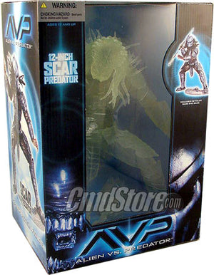 Alien vs Predator AVP 12 Inch Action Figures : Stealth Scar Predator Limited Collectors Edition