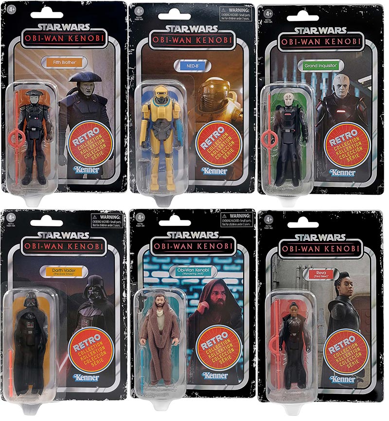 Star Wars レトロコレクション 3.75インチ 6体セット Star Wars Retro Collection 3.75 Inch Action Figure Wave 3