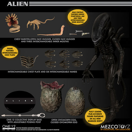 Alien One-12 Collective 9 Inch Action Figure Deluxe - Alien