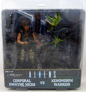 Aliens 7 Inch Action Figure 2-Pack Series - Helmeted Hicks vs Battle Damaged Warrior