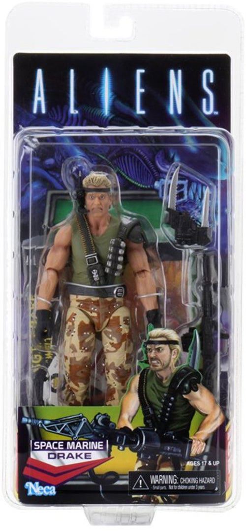 Aliens Kenner Tribute 7 Inch Action Figure Ultimate Series - Space Marine Drake