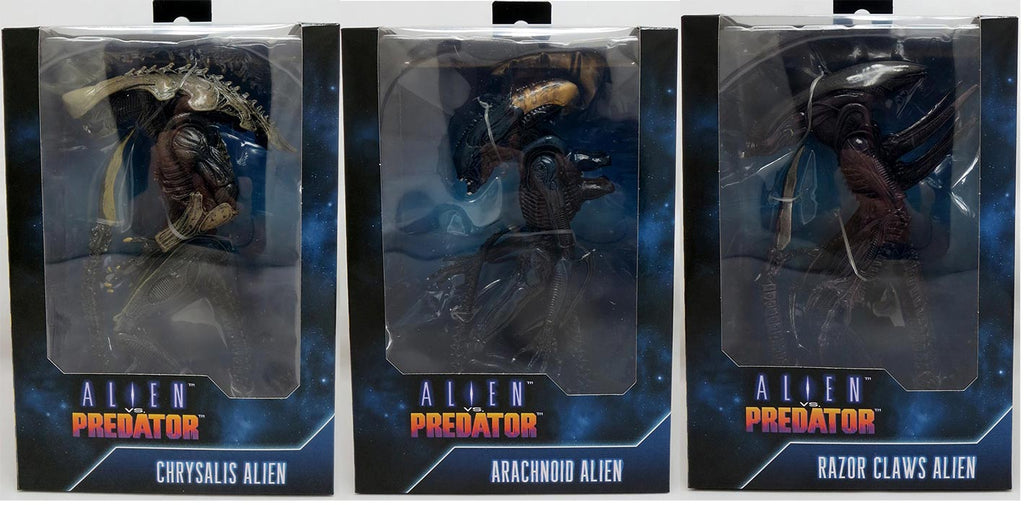 Alien vs. Predator Aliens Set of 3 Figures (Movie Deco)