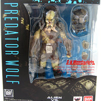 Aliens VS Predators 6 Inch Action Figure S.H. MonsterArts - Wolf Predator