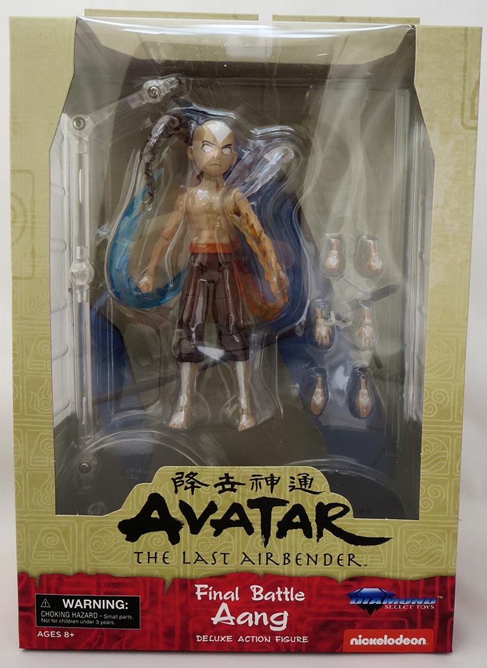 Diamond Select Toys Avatar The Last Airbender: Final Battle Aang Deluxe  Action Figure