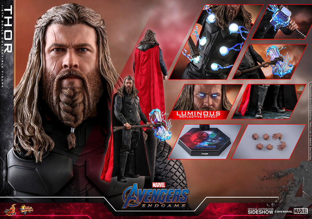 Marvel Legends Avengers: Endgame Wave 3 Set of 6 Figures - Thor BAF