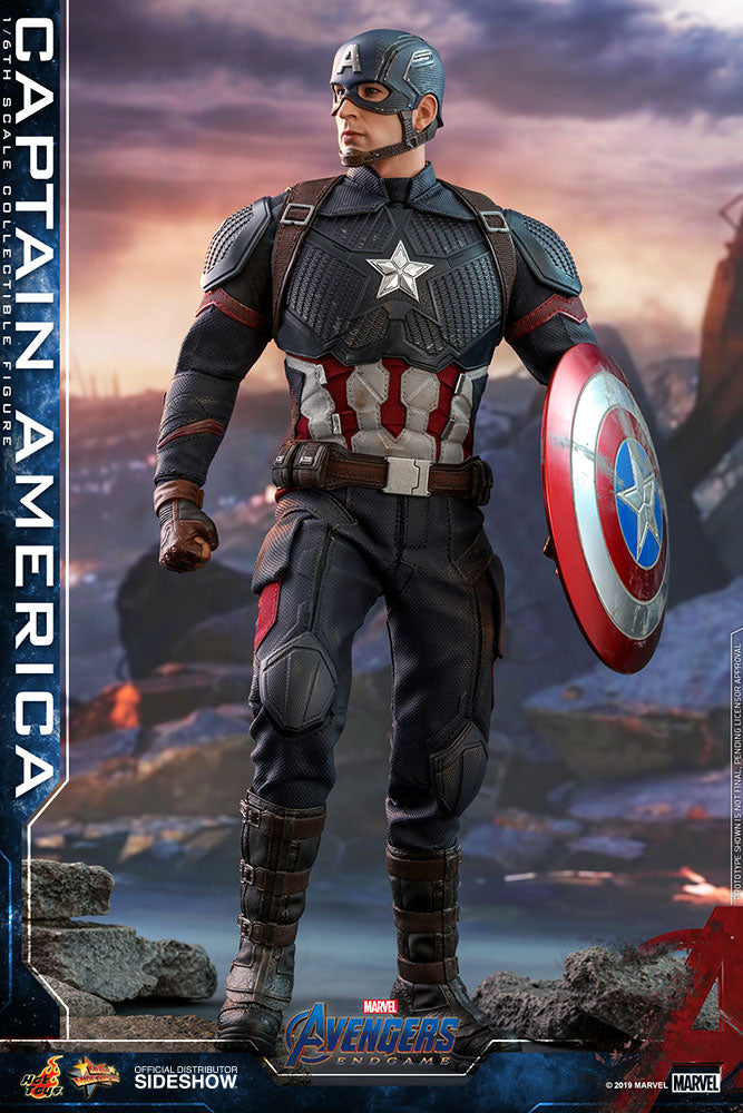 NEW Hot Toys Movie Masterpiece Avengers End Games Captain Marbel 1/6 Figure