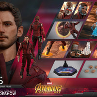 Avengers Infinity War 12 Inch Action Figure Movie Masterpiece 1/6 Scale - Star-Lord Hot Toys 903724
