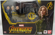 Avengers Infinity War 6 Inch Action Figure S.H. Figuarts - Black Widow (Shelf Wear Packaging)