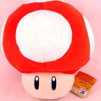 Banpresto Super Mario Brothers 10 Inch Plush Figures: Red Mushroom
