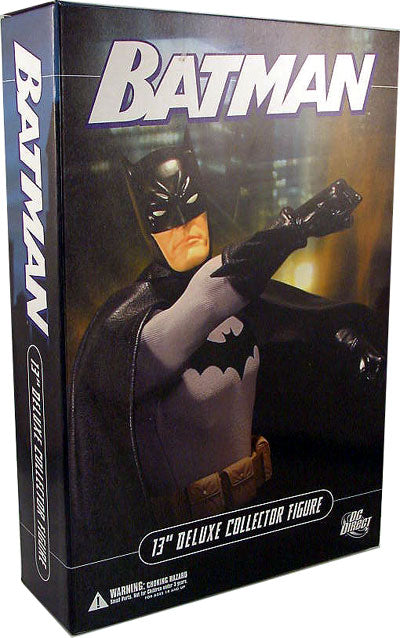 Batman Action Figures Deluxe 13 Inch Series: Batman Collector Figure (Previously Opened and Displayed)