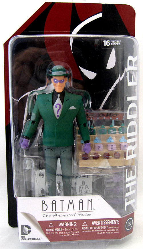 Batman Animated 6 Inch Action Figure Series 5 - Riddler (Shelf Wear Pa ...