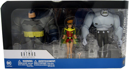 Batman The Animated Series 6 Inch Action Figure - Batman - Robin - Mutant 3-Pack