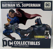 Batman The Dark Knight Returns 6 Inch Statue Figure Mini Battle Statue - Batman vs Superman