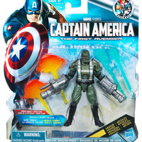 Captain America The First Avenger 3.75 Inch Action Figure Deluxe Mission Pack Series - Flamethrower Hydra Solider