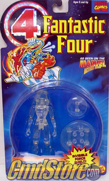 CLEAR INVISIBLE WOMAN Fantastic Four Marvel Action Figure By Toy Biz (Sub-Standard Packaging)