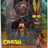 Crash Bandicoot 5 Inch Action Figure Ultra Deluxe Series - Aku Aku Mask Bandicoot