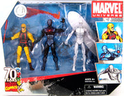 Marvel Universe Action Figure 3-Pack Series - Daredevil - Iron Man - Silver Surfer Exclusive