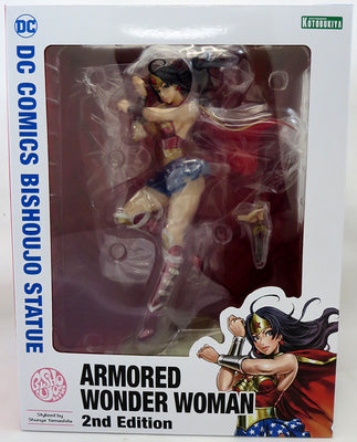 DC Comics Presents 9 Inch Statue Figure Bishoujo - Armored Wonder Woman 2nd Edition