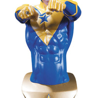 DC Comics Super Heroes 6 Inch Bust Statue - Booster Gold Bust (Previously Opened and Displayed)