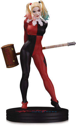 DC Cover Girls 9 Inch Statue Figure - Harley Quinn by Frank Cho