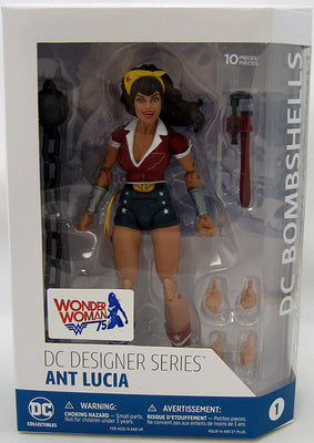 DC Designer 6 Inch Action Figure Bombshells Series - Wonder Woman