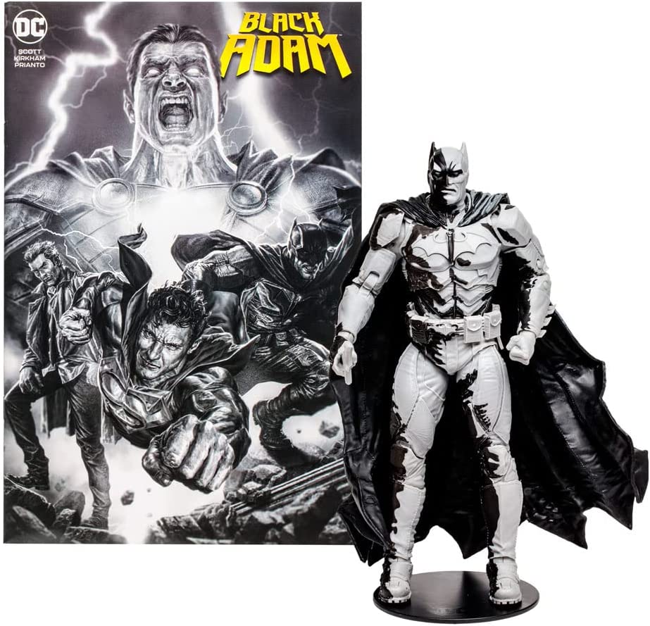 Cmdstore DC Direct Comic 7 Inch Action Figure Exclusive - Batman Black & White ...