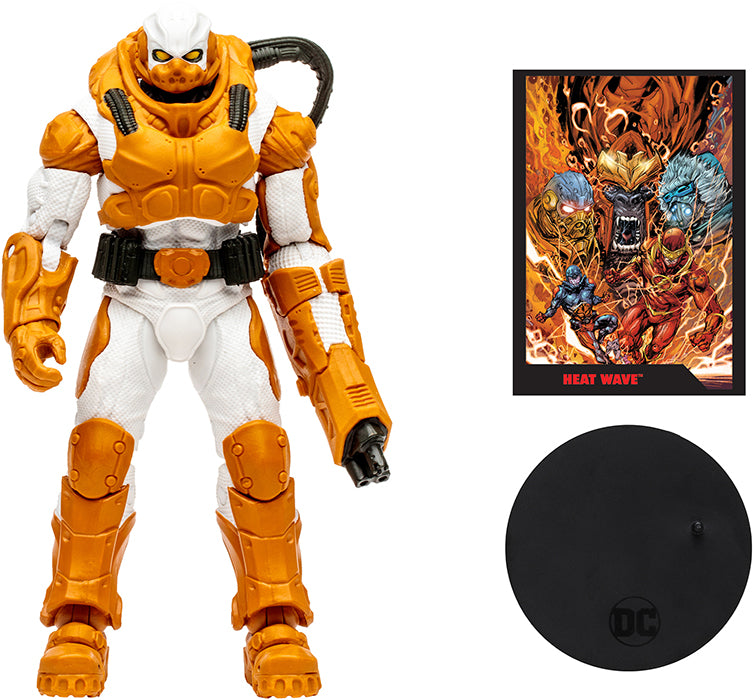 DC Direct Comic 7 Inch Action Figure The Flash Wave 2 - Heatwave| Cmdstore