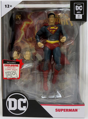 DC Direct Comics 7 Inch Action Figure Black Adam Wave 1 - Superman