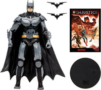 DC Direct Gaming 7 Inch Action Figure Injustice Wave 1 - Batman with Comic