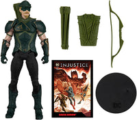 DC Direct Gaming 7 Inch Action Figure Injustice Wave 1 - Green Arrow with Comic