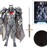 DC Multiverse Batman Curse of The White Knight 7 Inch Action Figure Comic Series - Azrael Batman Armor Gold Label