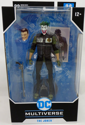 DC Multiverse Batman White Knight 7 Inch Action Figure Comic Series - The Joker
