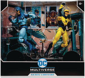 DC Multiverse Comic 7 Inch Action Figure 2-Pack - Blue Beetle & Booster Gold