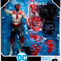 DC Multiverse Comic 7 Inch Action Figure BAF The Darkest Knight - Kid Flash (White)