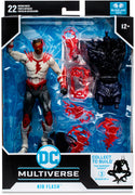 DC Multiverse Comic 7 Inch Action Figure BAF The Darkest Knight - Kid Flash (White)