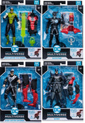 DC Multiverse Comic 7 Inch Action Figure Blackest Night BAF Atrocitus - Set of 4 (Kyle - Sup - Bat - Death)