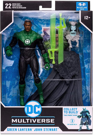 DC Multiverse Comic 7 Inch Action Figure Endless Winter BAF Frost King - John Stewart
