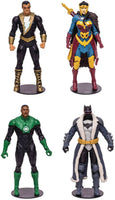 DC Multiverse Comic 7 Inch Action Figure Endless Winter BAF Frost King - Set of 4 (Batman - Adam - John - WW)