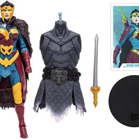 DC Multiverse Comic 7 Inch Action Figure Endless Winter BAF Frost King - Wonder Woman