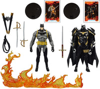 DC Multiverse Comic Series 7 Inch Action Figure 2-Pack - White Knight Batman vs Azrael In Batman Armor