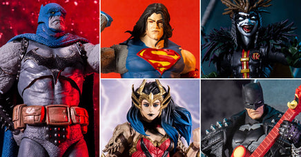 DC Multiverse Comic Series 7 Inch Action Figure BAF Darkfather - Set of 4 (Build-A-Figure Darkfather)