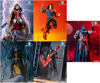 DC Multiverse Comic Series 7 Inch Action Figure BAF Darkfather - Set of 4 (Build-A-Figure Darkfather)