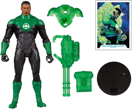 DC Multiverse 7 Inch Action Figure Comic Series - DC Rebirth Green Lantern John Stewart