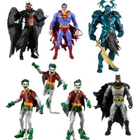 DC Multiverse Dark Nights Metal 7 Inch Action Figure BAF The Merciless - Set of 6 (BAF Merciless + All Robins)
