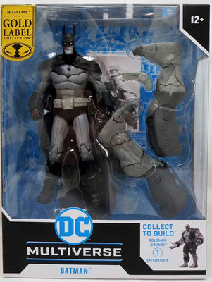 DC Multiverse Gaming 7 Inch Action Figure BAF Solomun Grundy Exclusive - Batman B&W Gold Label