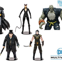 DC Multiverse Gaming 7 Inch Action Figure BAF Solomun Grundy - Set of 4 (Batman - Penguin - Catwoman - Ra's Al Ghul)